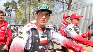 Piotr Pawlicki w meczu reprezentacji Polski.