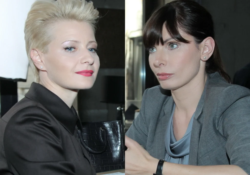 Małgorzata Kożuchowska, Agnieszka Dygant na planie "Prawo Agaty"