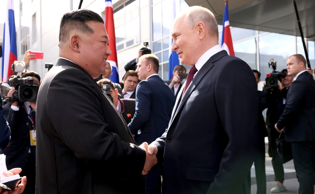 Spotkanie Kim Dzong Una z Władimirem Putinem Spotkanie Kim Dzong Una z Władimirem Putinem