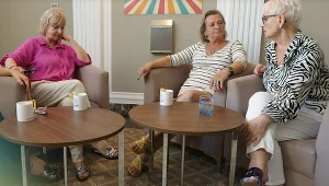 "Sanatorium miłości": Rozmowa Gosi, Eli i Marii (screen z Facebooka)