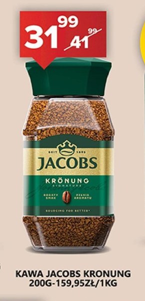 Jacobs Krönung Kawa rozpuszczalna 200 g niska cena