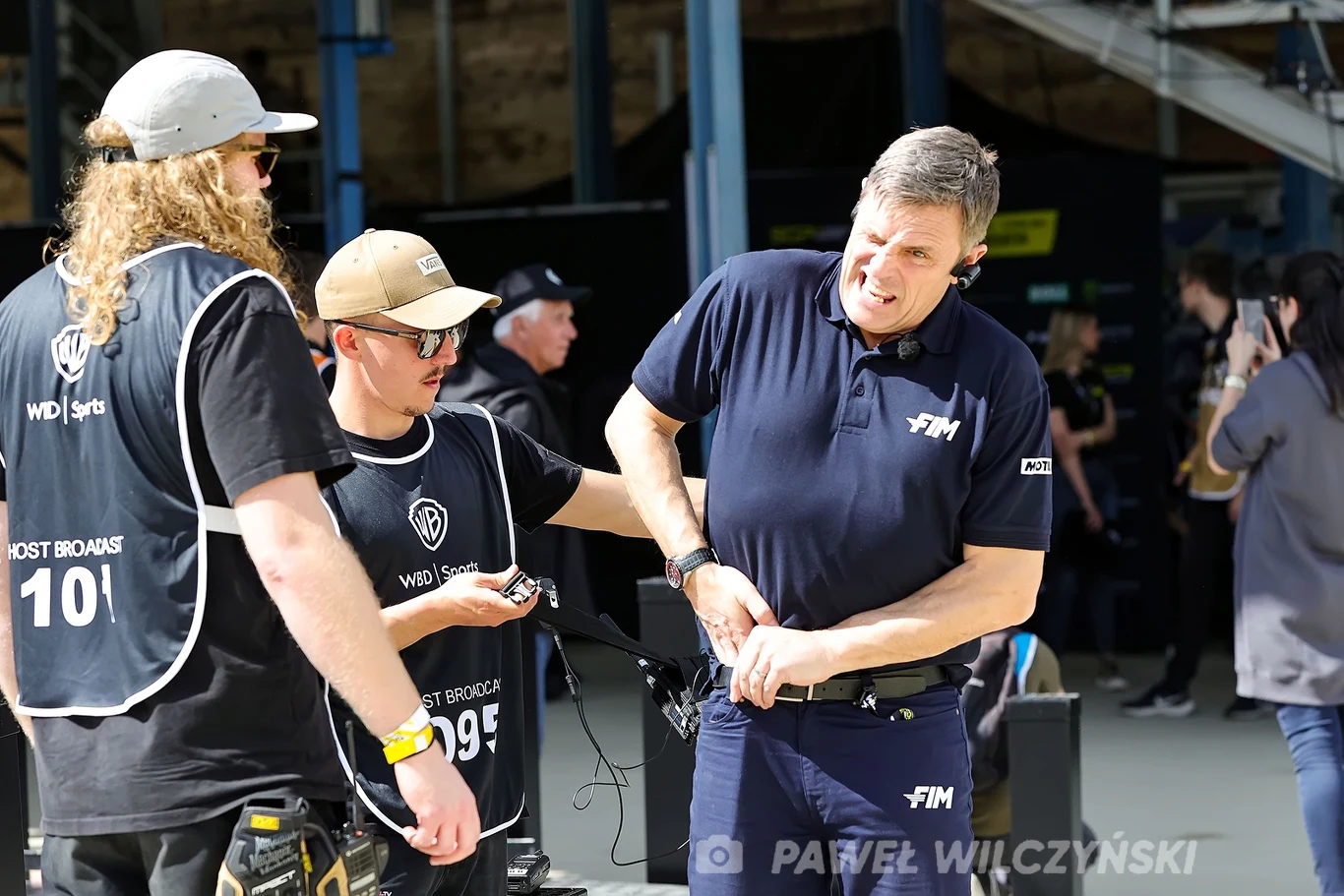 Phil Morris, dyrektor cyklu Grand Prix. Phil Morris, dyrektor cyklu Grand Prix.