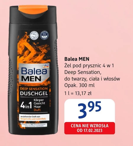 Гель для душу Balea MEN