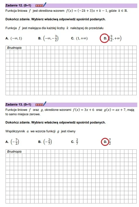 Matura 2024: Matematyka, arkusz CKE - strona 12