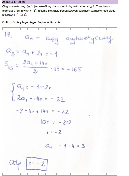 Matura 2024: Matematyka, arkusz CKE - strona 17