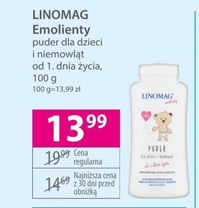 Linomag Emolienty Puder dla dzieci i niemowląt 0+ 100 g niska cena