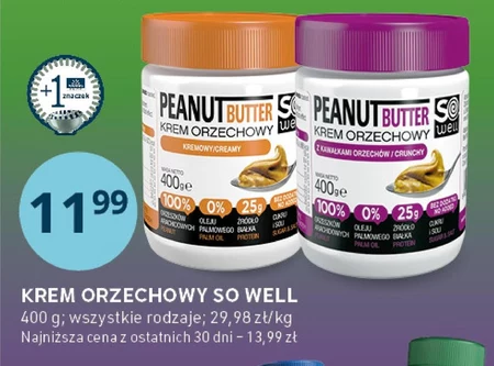 So Well Krem orzechowy z kawałkami orzechów 400 g