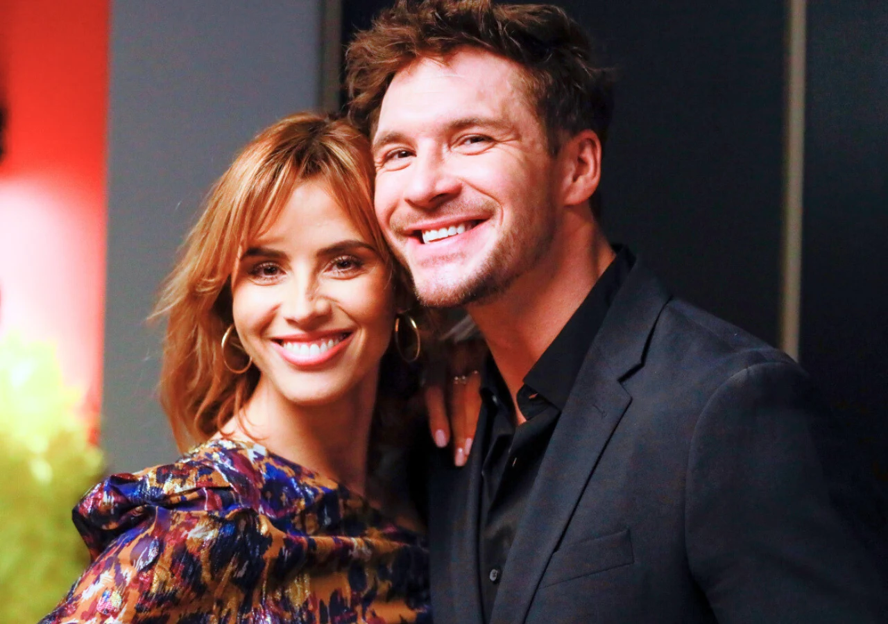 Mikołaj Roznerski, Michalina Sosna na planie "M jak miłość" Mikołaj Roznerski, Michalina Sosna na planie "M jak miłość"