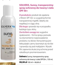 Spray ochronny do opalania Solverx