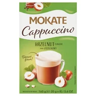 Mokate Cappuccino smak orzechowy 160 g (8 x 20 g)