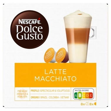 NESCAFÉ Dolce Gusto Latte Macchiato Kawa w kapsułkach 183,2 g (8 x 17,4 g i 8 x 5,5 g) - 2