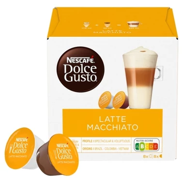 NESCAFÉ Dolce Gusto Latte Macchiato Kawa w kapsułkach 183,2 g (8 x 17,4 g i 8 x 5,5 g) - 1