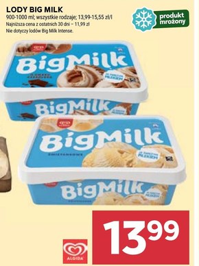 Lody Big Milk niska cena