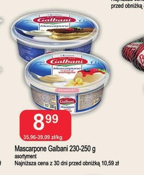 Galbani Ser Mascarpone 250 g niska cena