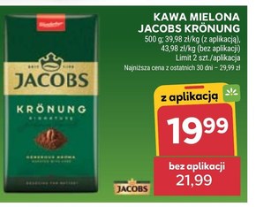 Jacobs Krönung Kawa mielona 500 g niska cena