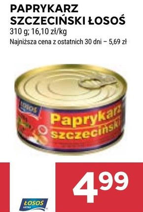 Łosoś Ustka Paprykarz szczeciński 310 g niska cena