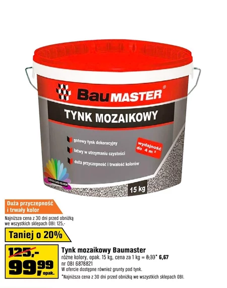 Tynk mozaikowy Baumaster