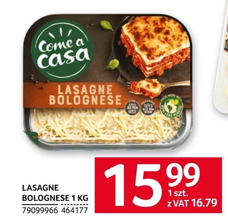 Come a Casa Lasagne Bolognese 1 kg
