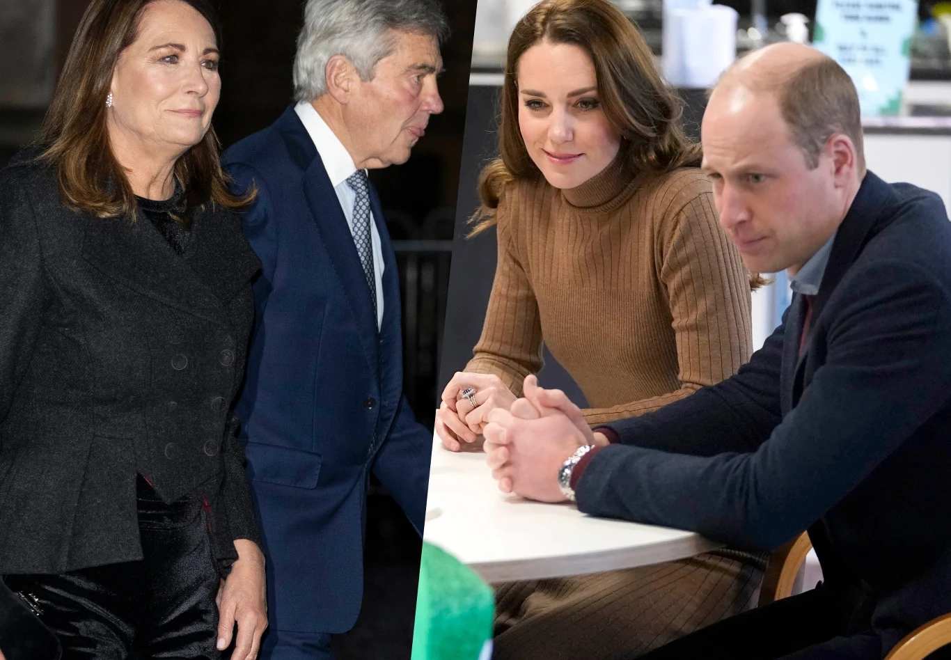 Carole i Michael Middleton i Kate z Williamem Carole i Michael Middleton i Kate z Williamem