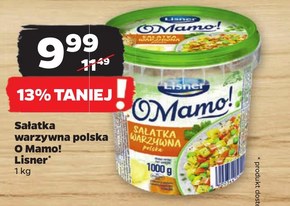 Lisner O Mamo! Sałatka warzywna polska 1000 g niska cena