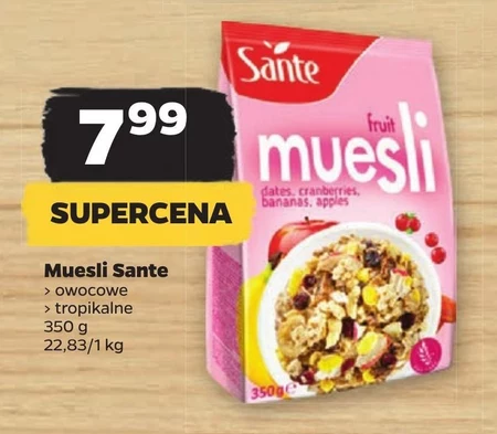 Sante Musli owocowe 350 g
