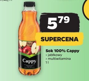 Cappy 100 % sok jabłkowy 1 l niska cena