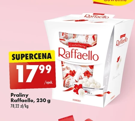 Raffaello Chrupiący wafelek z kokosem i całym migdałem w środku 230 g