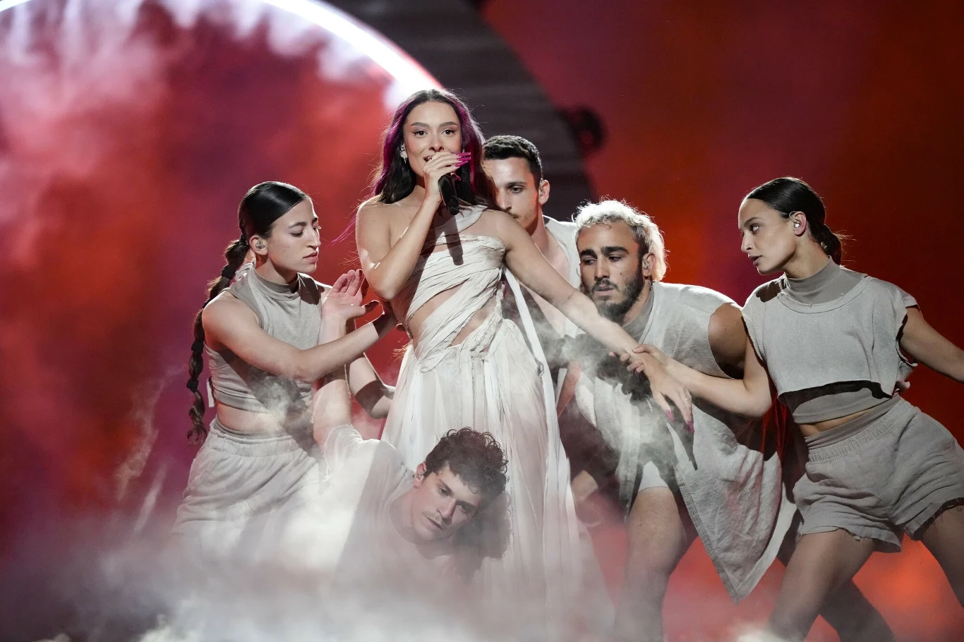 Eden Golan podczas Eurowizji 2024 Eden Golan podczas Eurowizji 2024