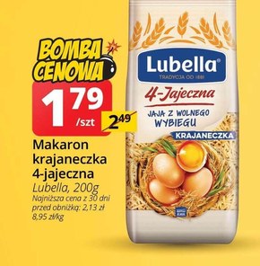 Lubella 4-Jajeczna Makaron krajaneczka 200 g niska cena