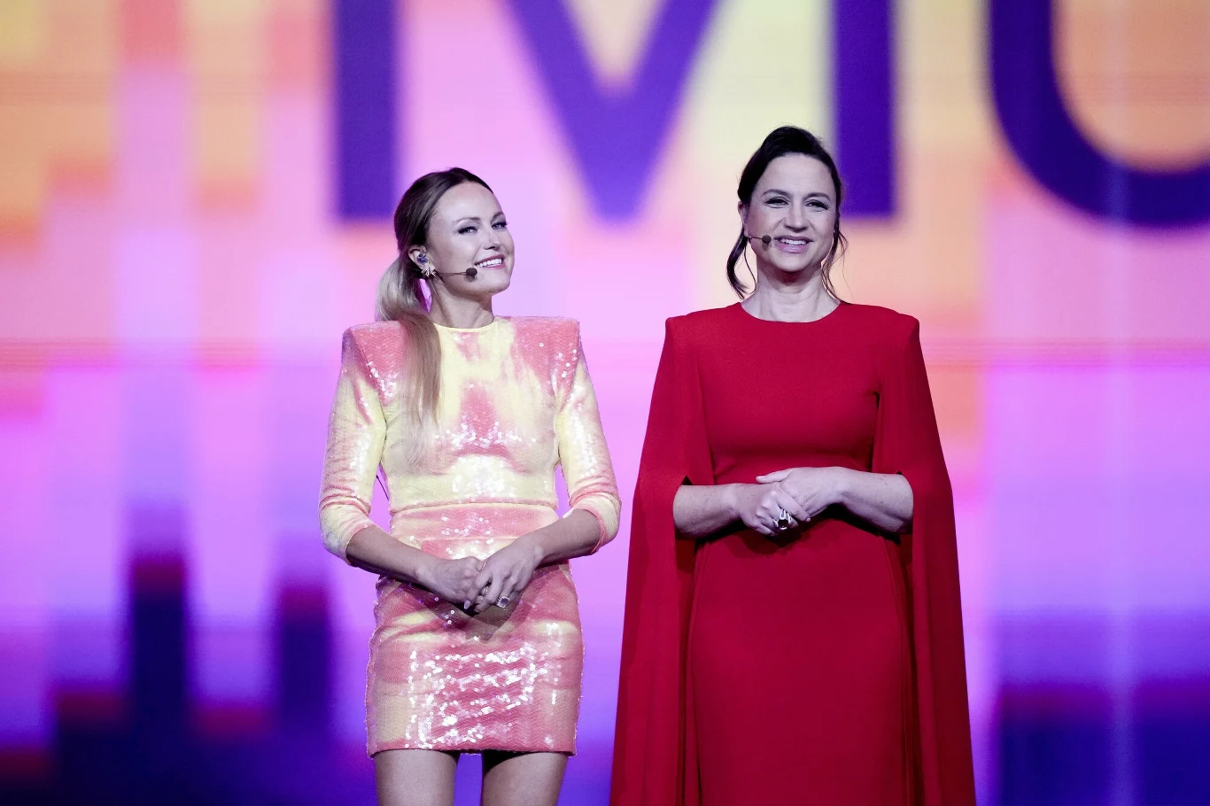 Prowadzące Eurowizję - Malin Akerman i Petra Mede Prowadzące Eurowizję - Malin Akerman i Petra Mede