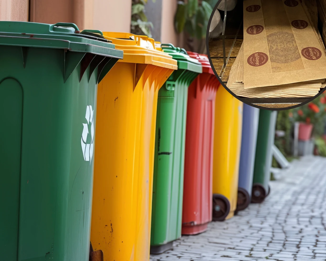 Do którego z pojemników wyrzucić opakowanie po pieczywie? Do którego z pojemników wyrzucić opakowanie po pieczywie?