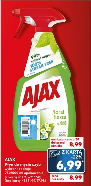 Ajax Floral Fiesta Płyn do czyszczenia szyb 500 ml niska cena