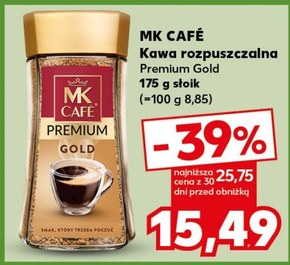 MK Café Premium Gold Kawa rozpuszczalna 175 g niska cena