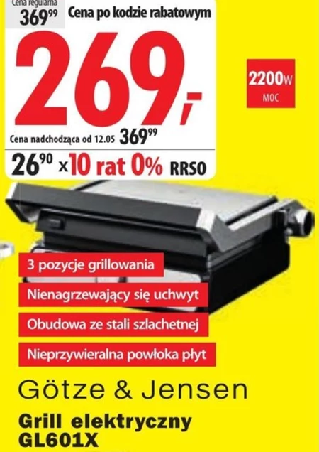 Grill elektryczny Götze & Jensen