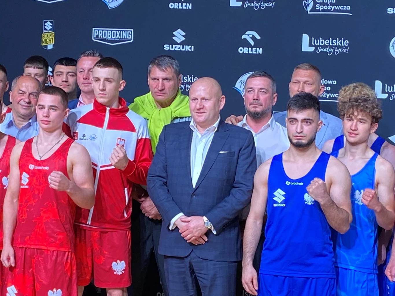 Andrzej Gołota pośród reprezentantów Polski w boksie w Dobczycach Andrzej Gołota pośród reprezentantów Polski w boksie w Dobczycach