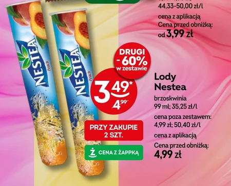 Nestea Lody wodne o smaku herbaty cytrynowej 99 ml
