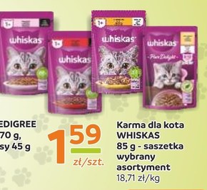 Whiskas Mokra karma dla kotów z kurczakiem galaretka 85 g niska cena