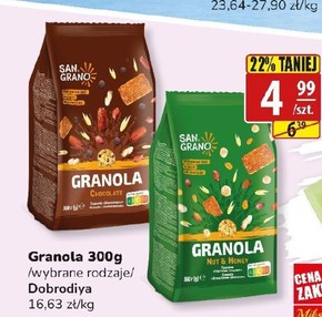 Granola San grano niska cena