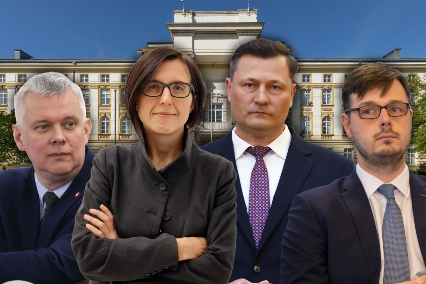 Nowi ministrowie rządu Donalda Tuska. Od lewej: Tomasz Siemoniak, Hanna Wróblewska, Krzysztof Paszyk, Jakub Jaworowski