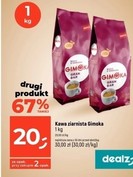 Kawa ziarnista Gimoka