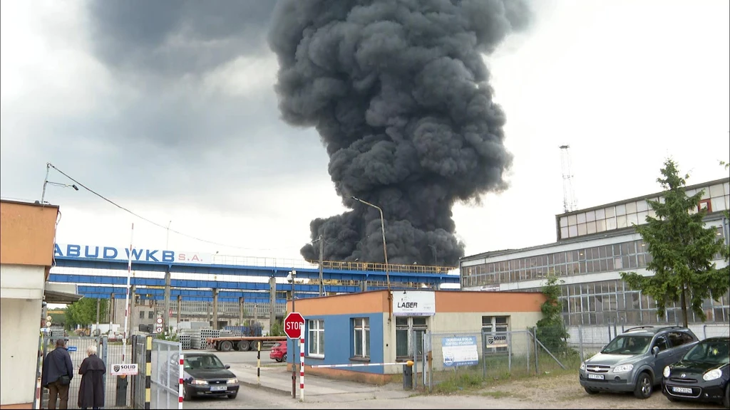 Pożar w Siemianowicach Śląskich 