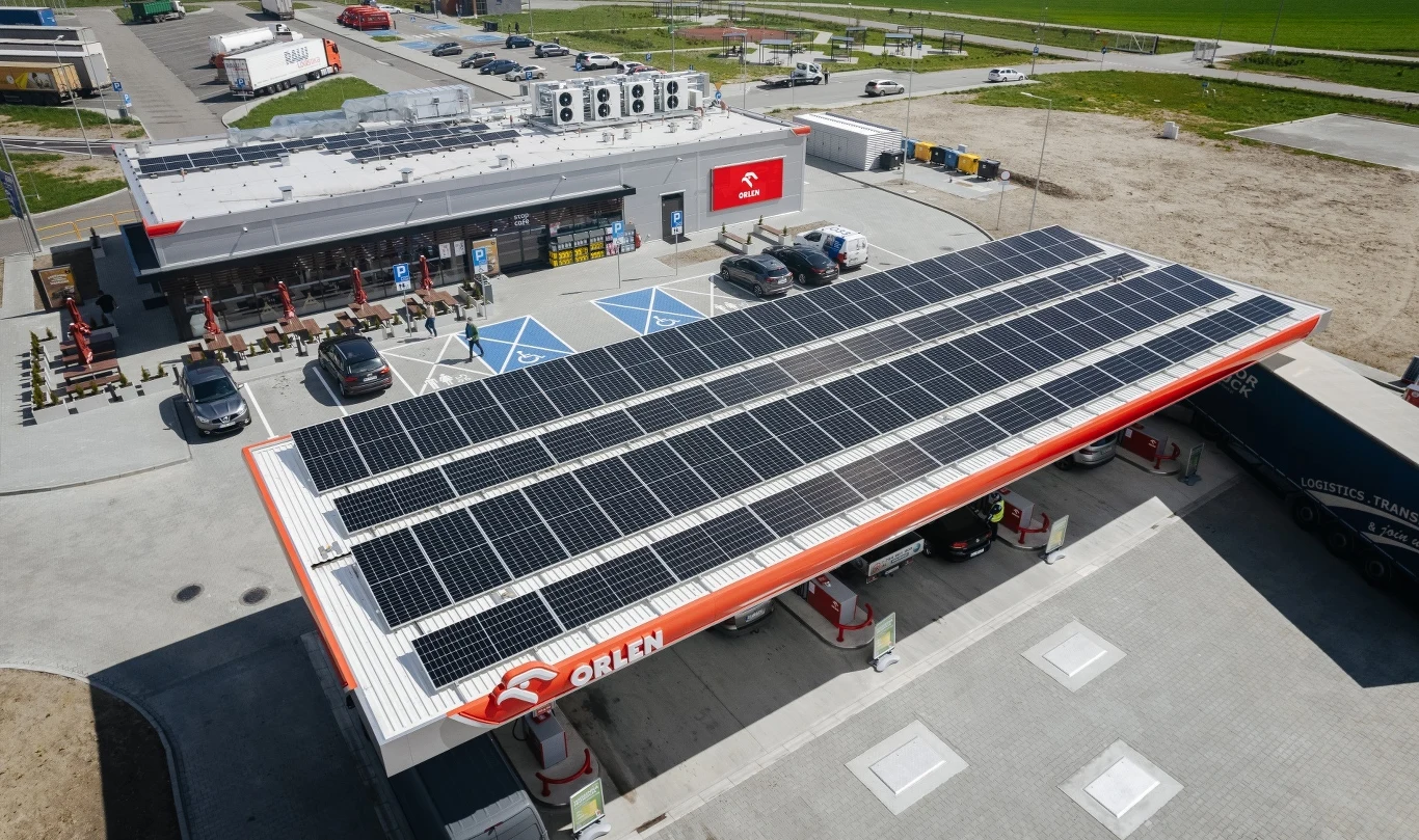 Energooszczędna stacja paliw Orlen