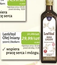 Olej lniany Lenvitol!