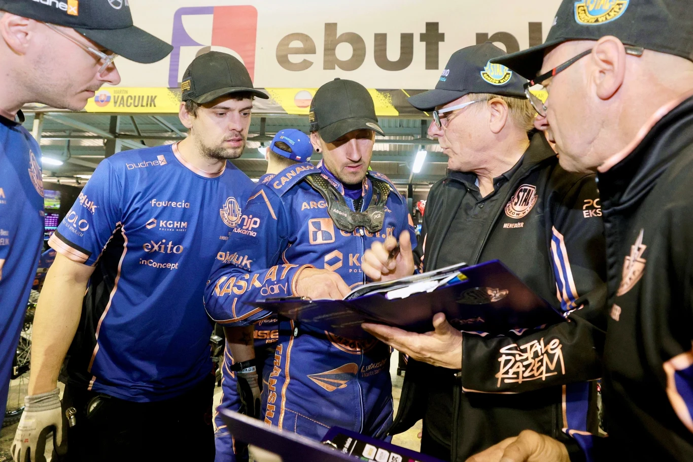 Stanisław Chomski z Andersem Thomsenem. Stanisław Chomski z Andersem Thomsenem.