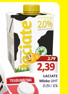 Łaciate Mleko UHT 2,0 % 500 ml niska cena