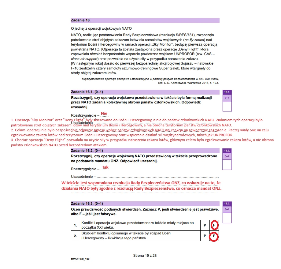 Matura 2024. WOS - poziom rozszerzony. Arkusz CKE i odpowiedzi - strona 19 Matura 2024. WOS - poziom rozszerzony. Arkusz CKE i odpowiedzi - strona 19