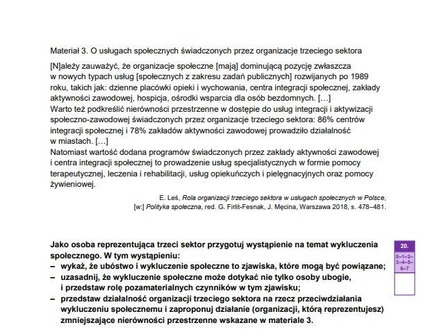Matura 2024. WOS - poziom rozszerzony. Arkusz CKE i odpowiedzi - strona 25 Matura 2024. WOS - poziom rozszerzony. Arkusz CKE i odpowiedzi - strona 25