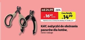 Nożyczki do obcinania pazurów Kay niska cena