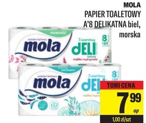 Mola Delikatna Morska papier toaletowy 8 rolek niska cena