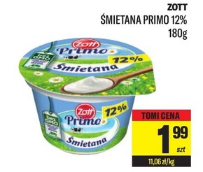 Zott Primo Śmietana 12 % 180 g niska cena